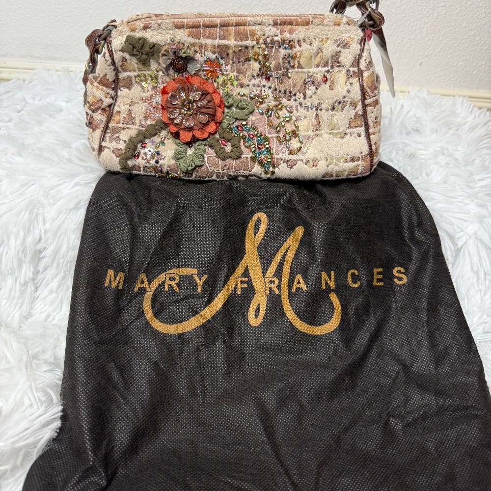 Mary Frances Multicolor Embellished Shoulder Bag